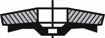 Bosch - 115 mm 80 Kum Standard Seri AlOX Flap Disk