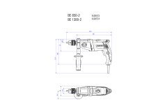 Metabo BE 850-2 Darbesiz Matkap 850W
