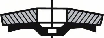 Bosch - 115 mm 40 Kum Standard Seri AlOX Flap Disk