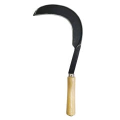 GÜNAŞ Dövme Çelik Ahşap Saplı Orak 39x19 cm