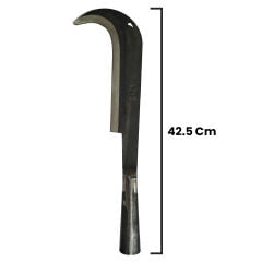 Zargana Tahra Metal Saplı Dövme Çelik 42.5 Cm