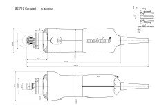 Metabo GE 710 COMPACT Kalıpçı Taşlama Makinası 710W