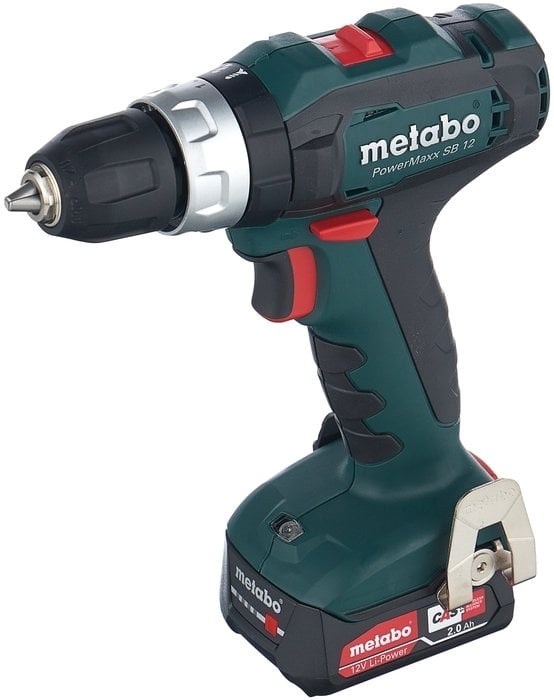 Metabo PowerMaxx SB 12 / 2.0 Çift Akülü Darbeli Vidalama Li-ion 12V 2Ah