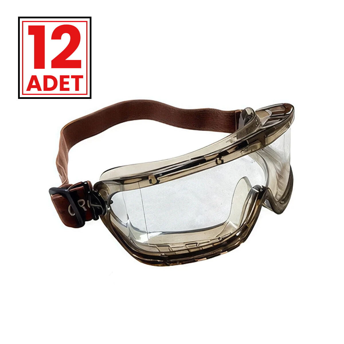 Viola Valente Cross 609 Şeffaf Koruyucu Gözlük 12 Adet