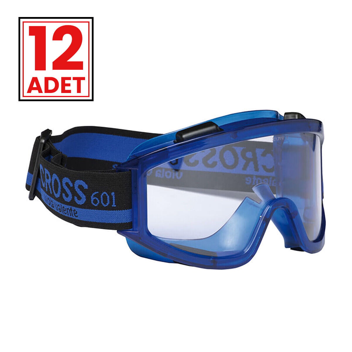 Viola Valente Cross 601 Koruyucu Gözlük 12 Adet