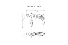 Metabo SBEV 1300-2 Darbeli Matkap 1300W