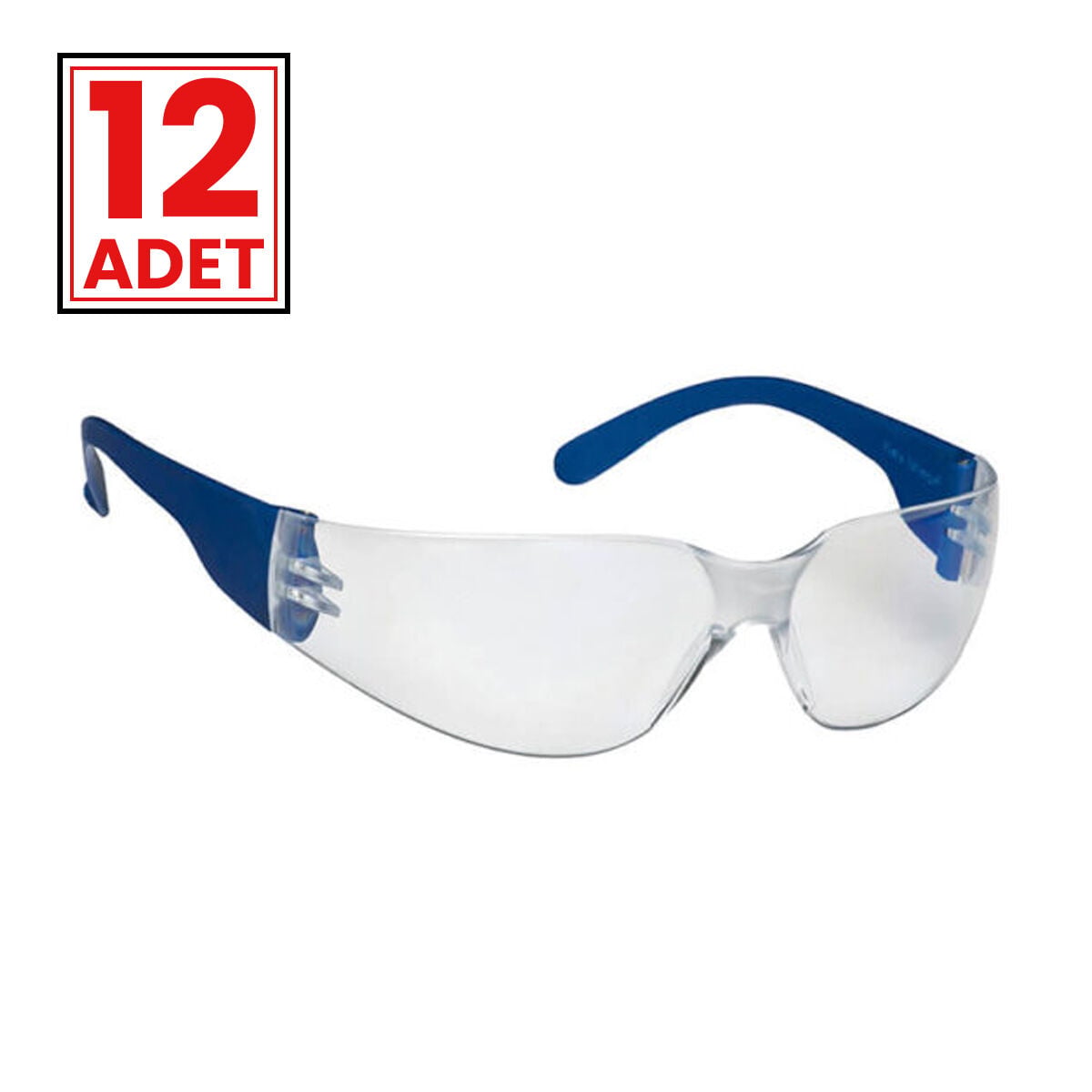 Viola Valente Cross 603 Şeffaf Koruyucu Gözlük 12 Adet