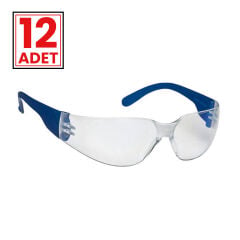 Viola Valente Cross 603 Şeffaf Koruyucu Gözlük 12 Adet
