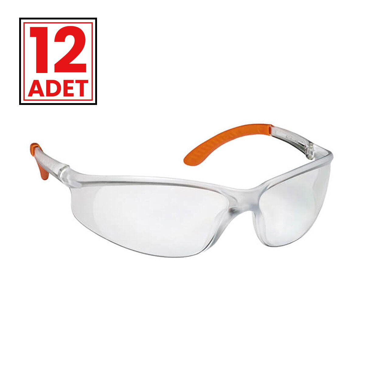 Viola Valente Cross 602 Şeffaf Koruyucu Gözlük 12 Adet