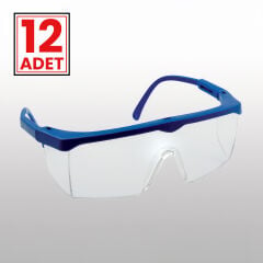 Viola Valente Classic 400 AF Şeffaf Koruyucu Gözlük 12 Adet