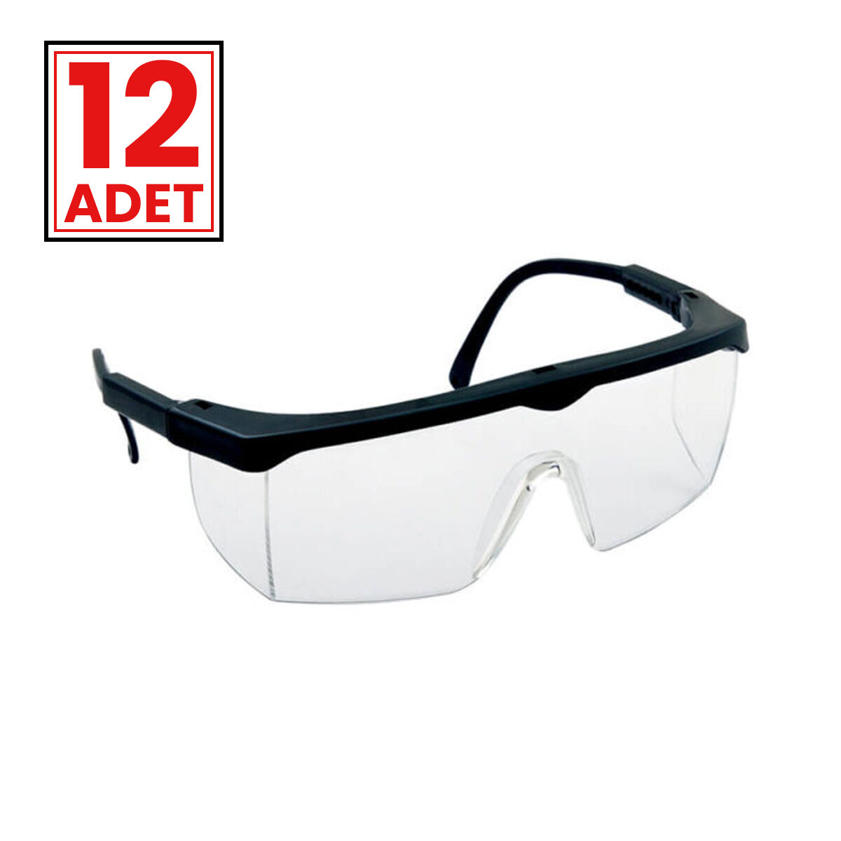 Viola Valente Classic 400 Şeffaf Koruyucu Gözlük 12 Adet