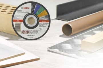 Bosch - 115*1,0 mm Çoklu Malzemelerde Kullanım İçin Düz Kesme Diski (Taş)