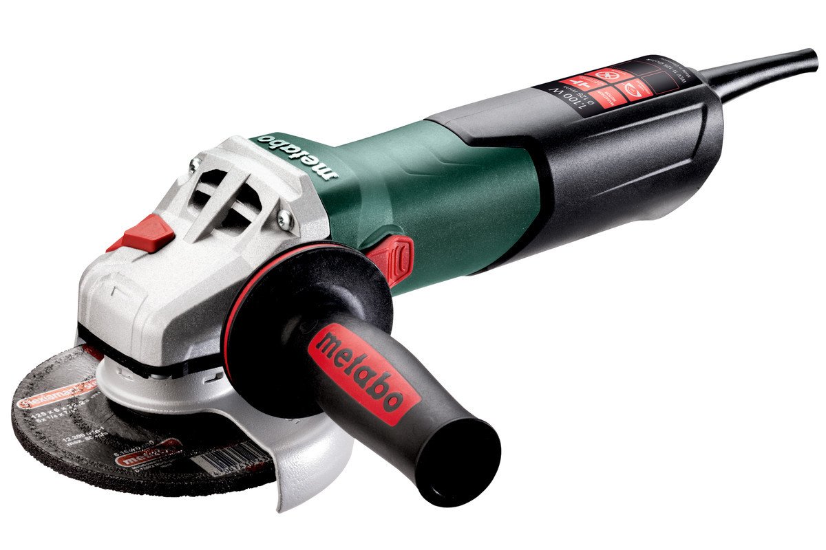 Metabo WEV 11-125 Quick Avuç Taşlama 1100W 125mm Devir Ayarlı