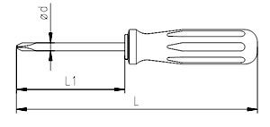 Elta 4170 Değişken Uçlu Tornavida 6x80mm