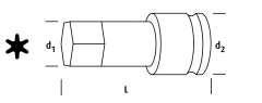 OSAKA LN12T45 Torks Lokma 1/2'' T45