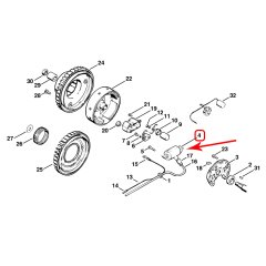 Stihl 1106-404-3210 Elektronik Bobin Ducati - Stihl 070, 090, MS720