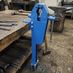 ZARGANA Ağır Hizmet Tipi Ayaklı Kuyruklu Mengene  140 mm / 43 kg