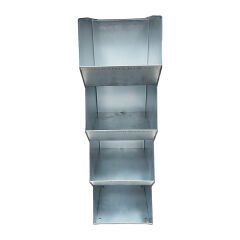 ZARGANA 4 Gözlü Modüler Galvanizli Metal Avadanlık - Kaynaksız Endüstriyel Tasarım