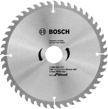 Bosch Optiline Eco Daire Testere Bıçağı 190mm 48Diş Ahşap