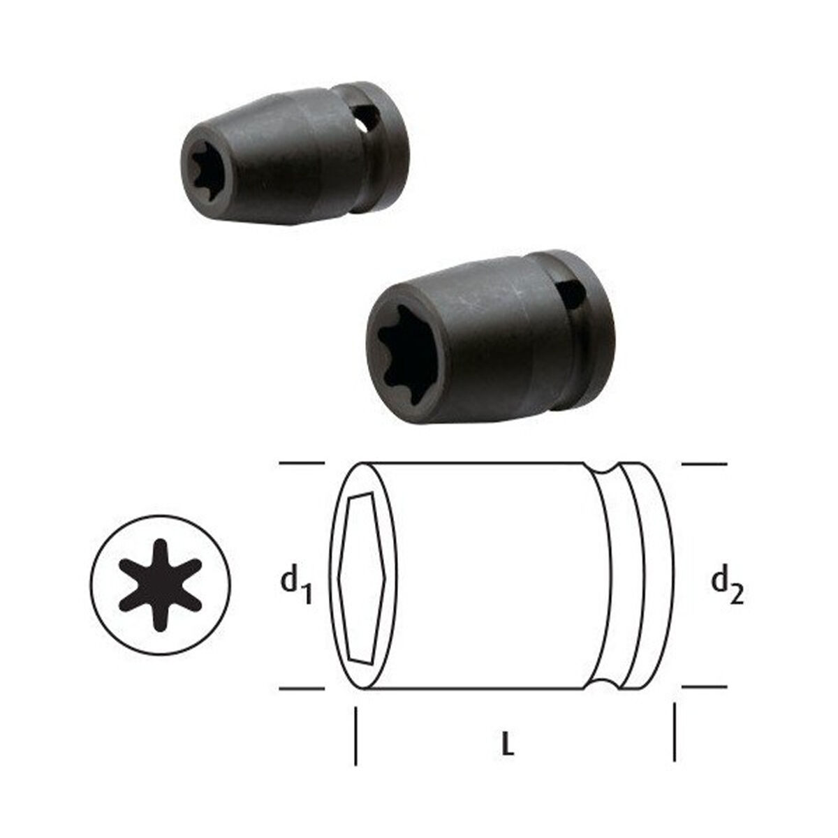 OSAKA LN34E24 Dişi Torks Lokma 3/4'' E24