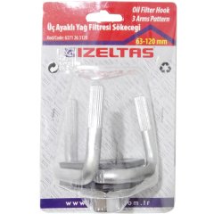 İzeltaş 6371 Üç Ayaklı Yağ Filitre Sökecegi 63-120mm