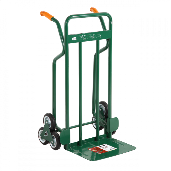 Yapar HT510 Dolgu Burçlu Katlanır Koli Taşıma Arabası 250x50 (Merdiven Çıkan)