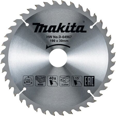 Makita D-64967 Eko Daire Testere Bıçağı 190x40 Diş