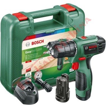 Bosch Easy Drill 1200  Akülü Delme/Vidalama Makinesi 1,5 AH (Çift Akü)