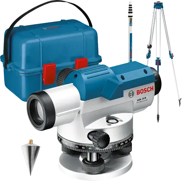 Bosch Professional Optik nivelman (GOL 32D + BT160 + GR500)