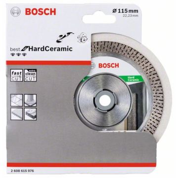Bosch Hard Ceramic Kesme Diski Elmas 115mm Taş