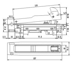 Jiaben FA7-12/2 Şalter - Makita GA7020, GA9020