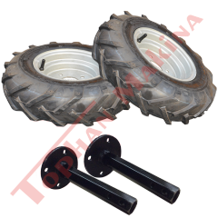 Billas BL-110 Tekerlek Takımı Dubleks 4.00-8 Antrac Yağmur YET250 YET300