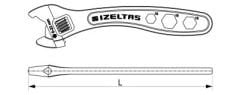 İzeltaş 0615 Ayarlı Montaj Anahtarı 200mm