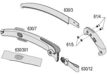Felco 630 Budama Testeresi Kavisli 33cm