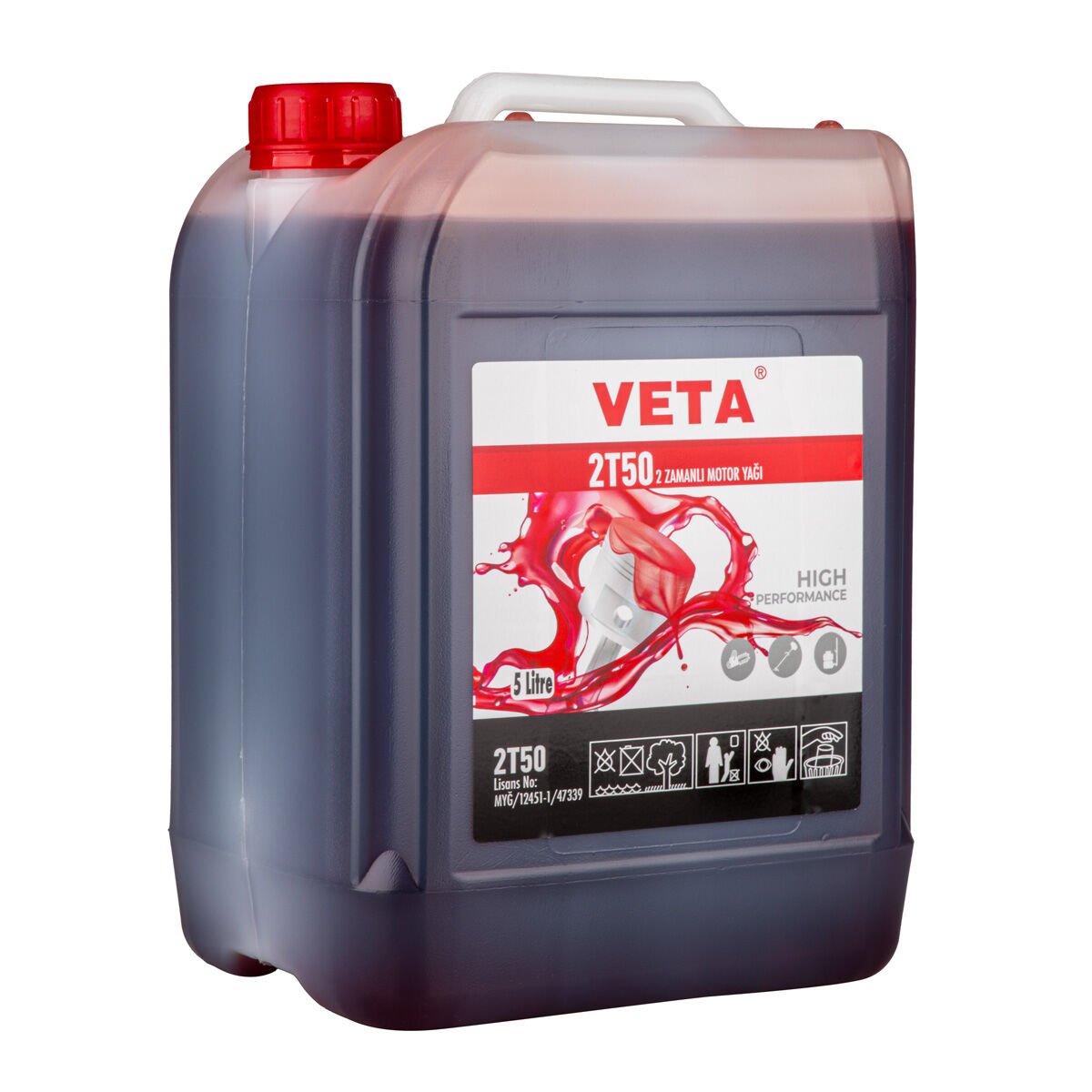Veta 2T50 PRO 2 Zamanlı Motor Yagı 5 lt