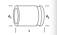 OSAKA LN15D46 Uzun Lokma 1.5'' 46 mm