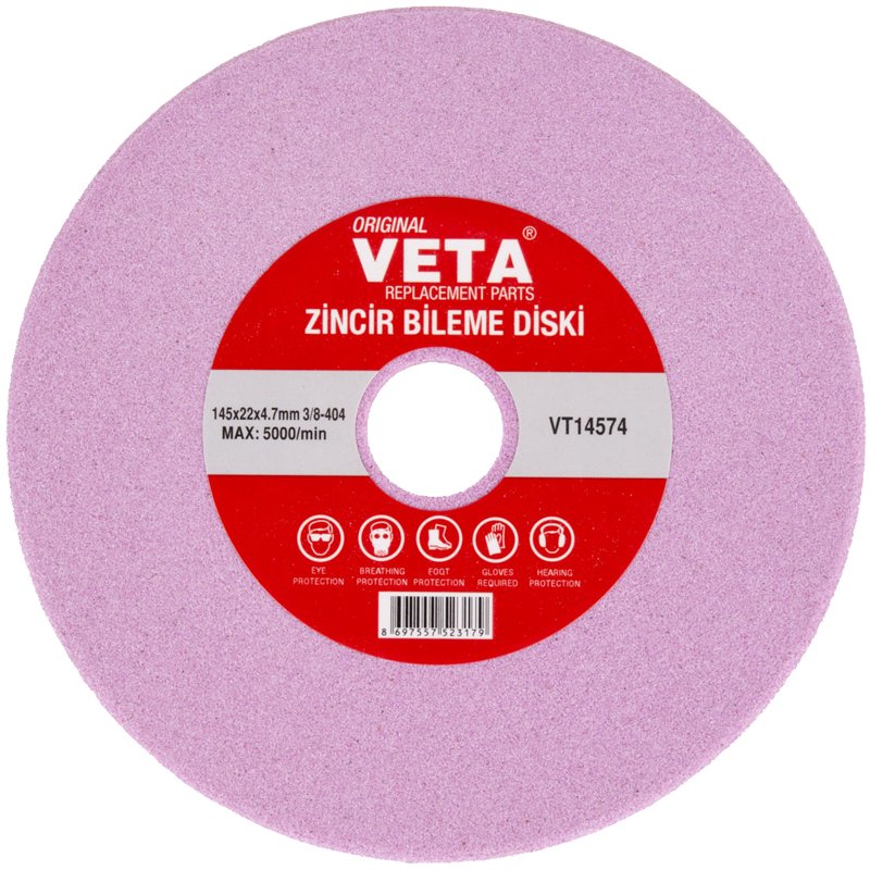 Veta VT14574 Zincir Bileme Diski 145x22x4.7mm 3/8 - 404