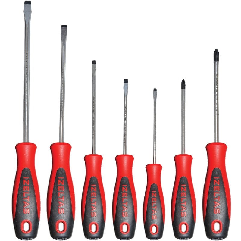 İzeltaş 4350 Tornavida Seti Ergonomik 7 Parça