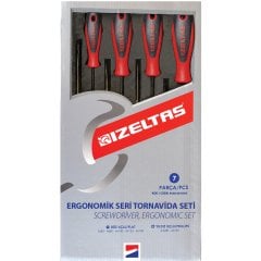 İzeltaş 4350 Tornavida Seti Ergonomik 7 Parça