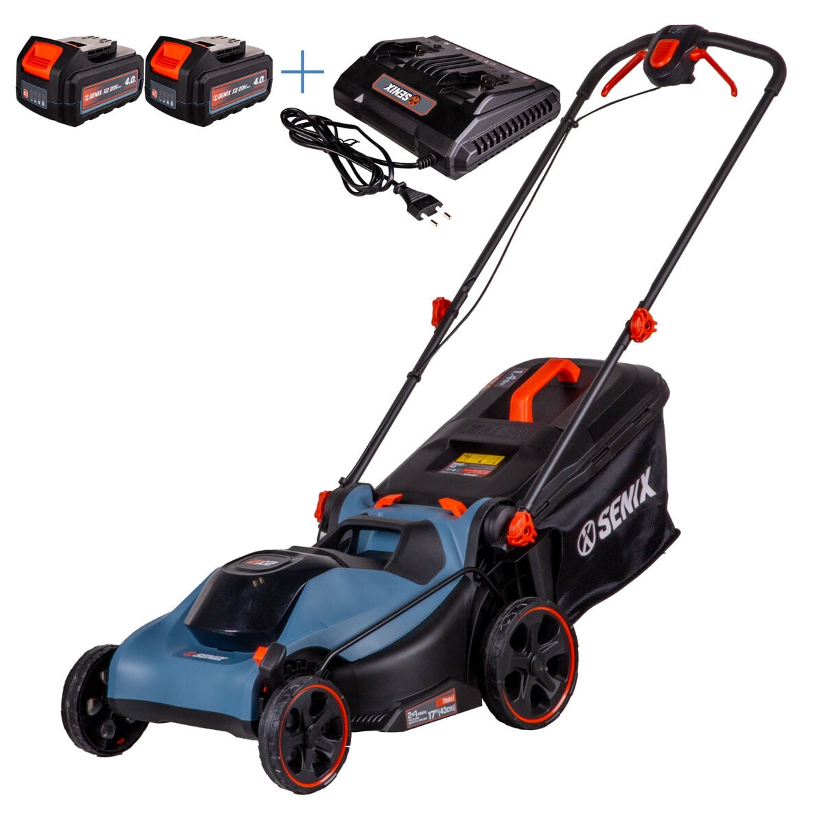 SENIX LPPX2-M2-EU Akülü Çim Biçme Makinasi 2x4.0Ah