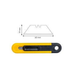 Leo Sx-12-16 Otomatik Geri Çekmeli Emniyetli Maket Bıçağı