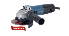 Proter PA715E Elektronik Hız Avuç Taşlama 750W 115mm