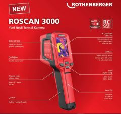 Rothenberger Roscan 3000 Termal Kamera (Su Kaçağı Tespit Cihazı)