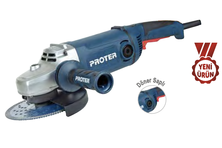Proter PA26-180 Jet Taşlama Makinası 2600W 180mm