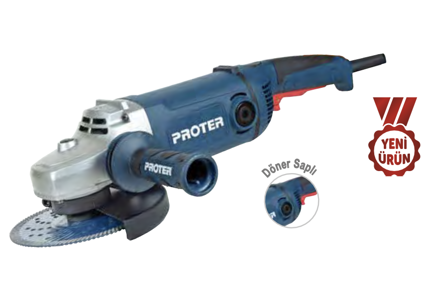 Proter PA26-230 Jet Taşlama Makinası 2600W 230mm